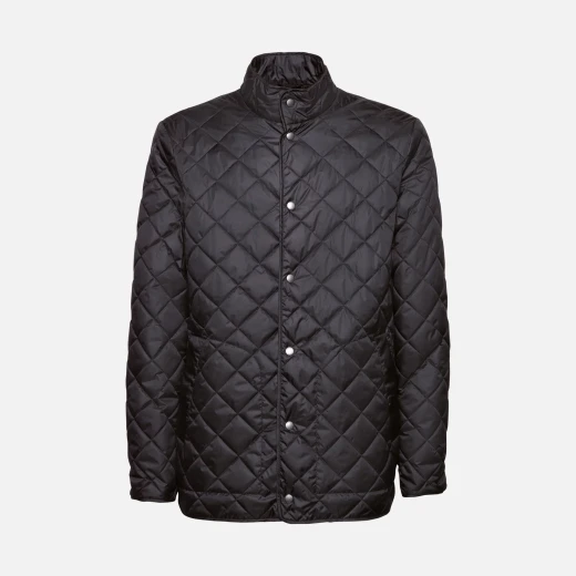 Geox Coryan Men's Mid-Length Navy Blue Quilted Jacket Windproof - Geox - Image 3