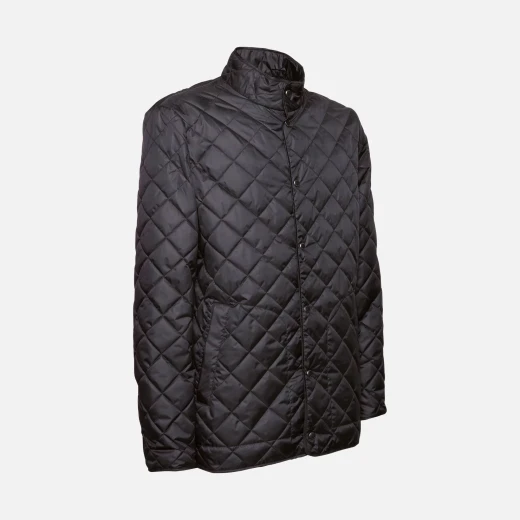 Geox Coryan Men's Mid-Length Navy Blue Quilted Jacket Windproof - Geox - Image 5