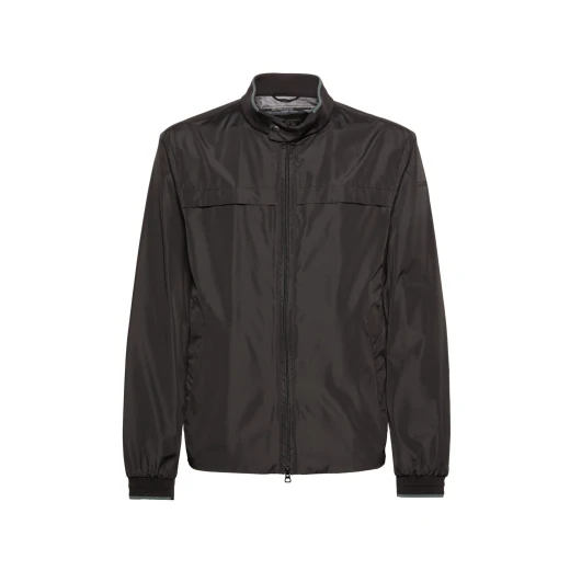 Geox Siron Man Bomber Jacket Black Color Windproof Rain Resistant Lightweight Stylish Design Ideal For Travel And Leisure Time Featuring Polyester Fabric Size 50 - Geox - Image 4