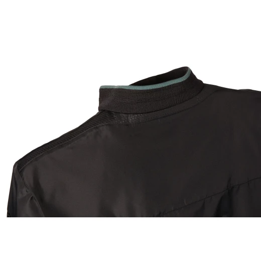 Geox Siron Man Bomber Jacket Black Color Windproof Rain Resistant Lightweight Stylish Design Ideal For Travel And Leisure Time Featuring Polyester Fabric Size 50 - Geox - Image 8