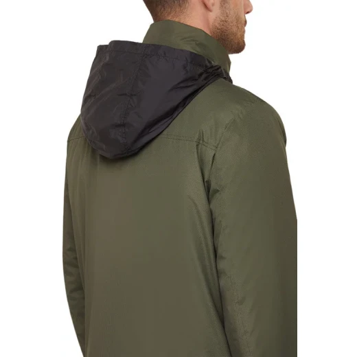 Geox Vincit Man Olive NGHT Breathable Jacket 60 with Exclusive Patent Technology, Waterproof and Fast Delivery. Easy Exchange at Geox/Jor Stores. Item Code M3620S.T3030.F3509 - Geox - Image 4