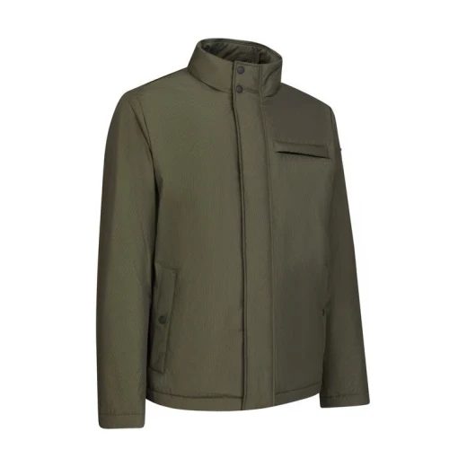 Geox Vincit Man Olive NGHT Breathable Jacket 60 with Exclusive Patent Technology, Waterproof and Fast Delivery. Easy Exchange at Geox/Jor Stores. Item Code M3620S.T3030.F3509 - Geox - Image 6