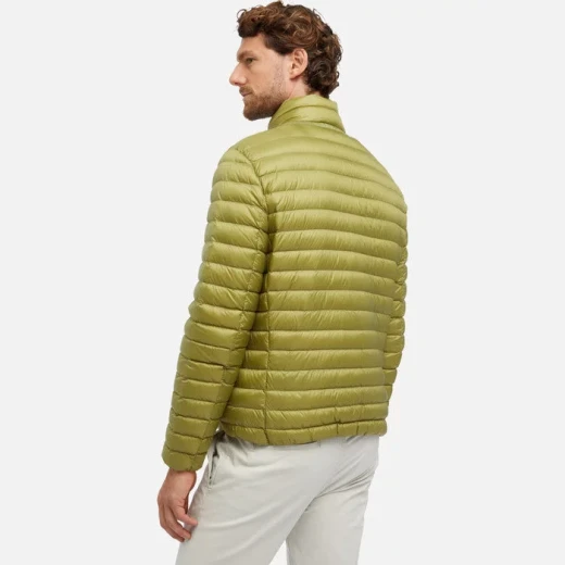 GEOX Warrens Men's Lightweight Packable Puffer Jacket Olive Green 52 - Geox - Image 6