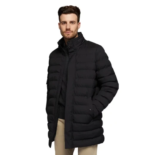 Geox Hallson Man Breathable Jacket Black 58 Featuring GEOX Apparel Patent, Waterproof Membrane, 3D Spacer for Superior Comfort and Breathability. Fast Delivery Available. - Hallson - Image 2