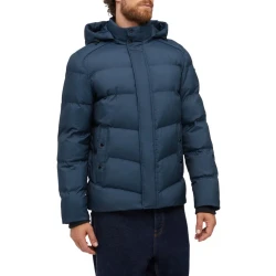 Geox Sanford Man Vintage Indigo Breathable Jacket Size 58 with Patented Breathable Technology and Waterproof Membrane Fast Delivery and Easy Exchange