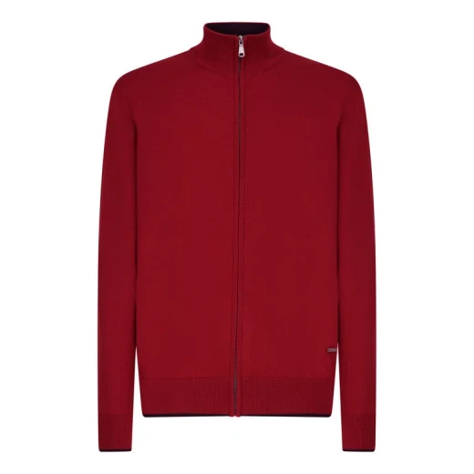 Geox Knit Man's Sweater XL Red Breathable Waterproof Membrane with Fast Delivery and Easy Exchange - Image 3
