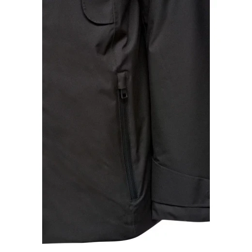 Geox Terreste Man Parka Jacket Black 60 Waterproof Mid Length Outdoorsy Design Recycled Polyester Twill Internal Detachable Bib EcologicWARM Wadding Fast Delivery Easy Exchange - Terreste - Image 10