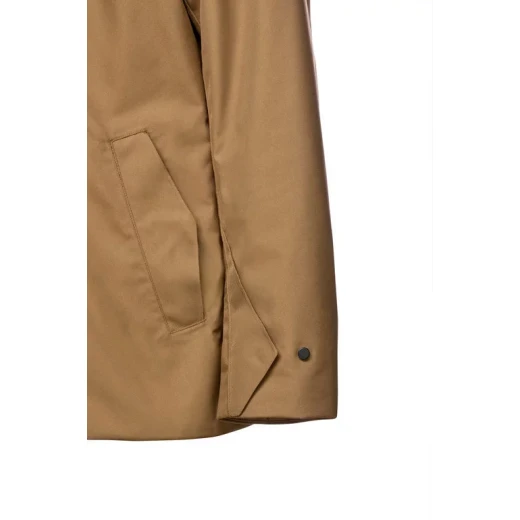 Geox Clintford Men's Parka Jacket Waterproof Mid Length Recycled Polyester Twill 52 Brown Winter Coat with Recycled EcologicWARM Wadding Fast Delivery Easy Exchange - Geox - Image 6