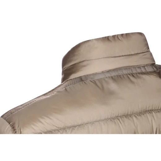 GEOX Warrens Men's Ultra Light Puffer Jacket 60 Beige Water Resistant Wind Blocking Detachable Hood Breast Pocket Recycled Nylon Casual Design Perfect for Transitional Dressing - Warrens - Image 8