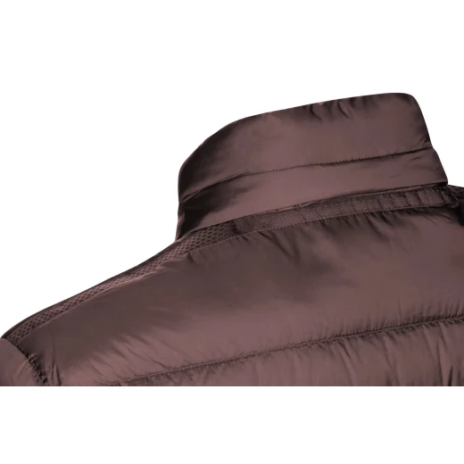 Warrens Man UltraLight Puffer Jacket Water Resistant Wind Blocking Detachable Hood Breast Pocket Chocolate Plum 50. Transitional Dressing for Perfect Comfort and Warmth. - Warrens - Image 6
