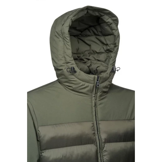 Geox Sapienza Man Padded Jacket 60 Green Water Resistant Wind Blocking Recycled Nylon Hooded Outdoor Design - Sapienza - Image 3