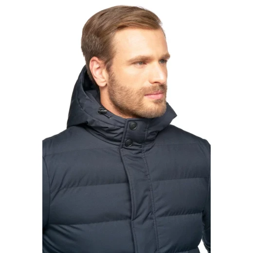 Geox SILE MAN Jacket Sky Captain 60 Men's Water Repellent Wind Resistant Padded Winter Coat Contemporary Everyday Aesthetic Quilted Patterning Comfortable Jacket Sizes Available - Geox - Image 4