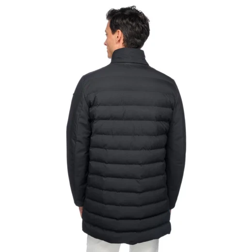 Geox Sile Man Longline Jacket for Men Sky Captain 58, Functional, Comfortable, Water Repellent, Wind Resistant, Padded Interior, 3 External Pockets, Everyday Aesthetic - Geox - Image 8