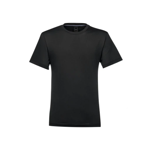 Men's Black Cotton Crew Neck T Shirt XXL Casual Sporty Style - Geox - Image 5