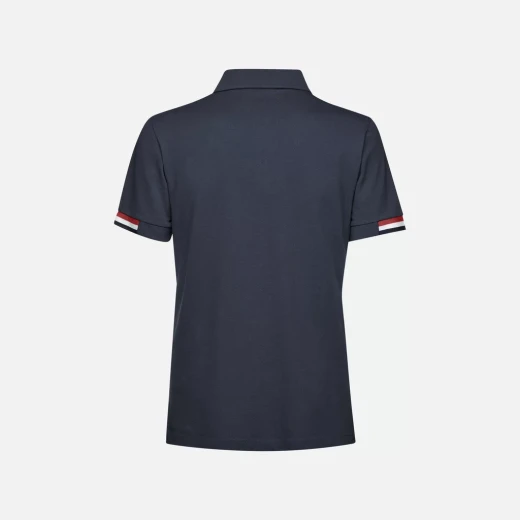 POLO MAN Men's Sky Captain Polo Shirt, Made From Pique Cotton, Classic Collar, Side Vents, Breathable Design, Casual City Wear, Size M - Geox - Image 10