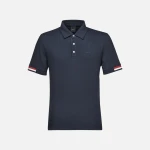 POLO MAN Men's Sky Captain Polo Shirt, Made From Pique Cotton, Classic Collar, Side Vents, Breathable Design, Casual City Wear, Size M - Geox