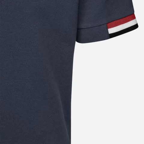 POLO MAN Men's Sky Captain Polo Shirt, Made From Pique Cotton, Classic Collar, Side Vents, Breathable Design, Casual City Wear, Size M - Geox - Image 6