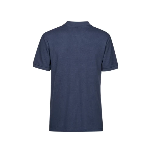 Polo Man Majolica Blue Piqué Cotton Short Sleeve Polo Shirt for Men with Micro Print Pattern, Comfortable and Breathable Design, Large Size, SKU: M5510T.T3247.F1642 - Geox - Image 7