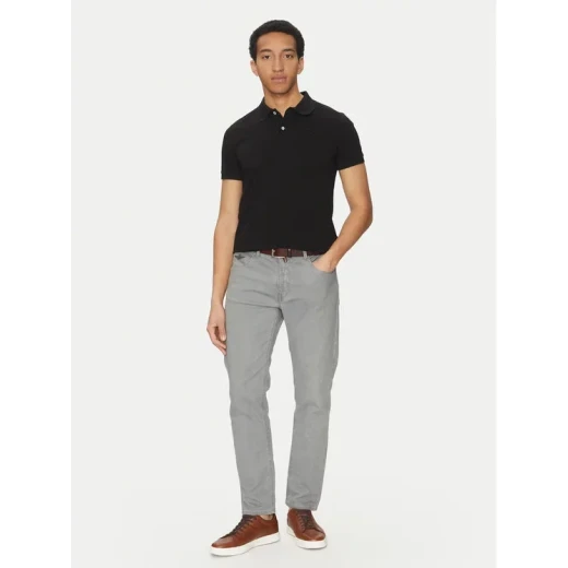 Polo Man Men's Polo Shirt Black XXL Cotton Piqué Classic Fit Polo Man Men's Polo Shirt Black XXL Cotton Piqué Classic Fit
