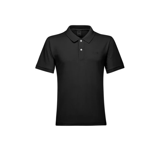 Polo Man Men's Polo Shirt Black XXL Cotton Piqué Classic Fit - Geox - Image 6
