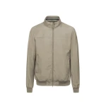 جاكيت بومبر VINCIT للرجال أكسفورد تان بقصة عادية مقاوم للرياح مسامي مزيج قطن ونايلون مقاس 58 ملابس خارجية أنيقة للرجال تصميم مريح للارتداء اليومي أو الرسمي - فنسيت مان