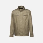 جاكيت جهارود مان كالاماتا بقصة عادية مقاوم للرياح أخضر طيني 52 - جهارود مان