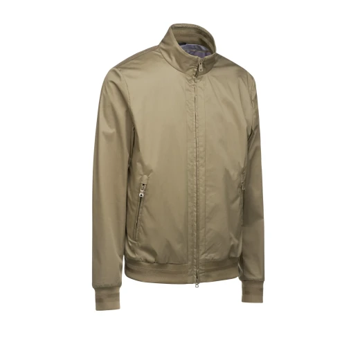 EOLO Man Kalamata Bomber Jacket: Lightweight, Stretch Cotton Blend, Water Repellent, Windproof, Urban Contemporary Style, Perfect for Everyday Wear & Casual Occasions, Size 52 - Geox - Image 6