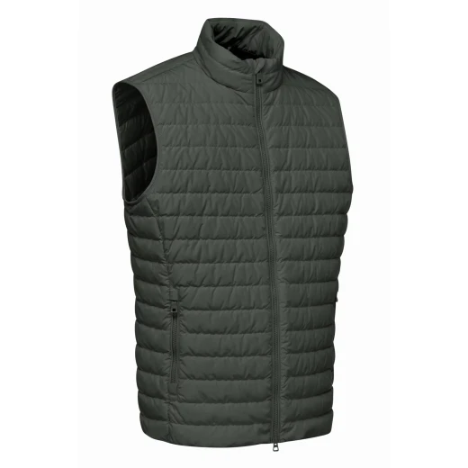 Warren's Man Ultra Light Sleeveless Down Vest 50, Climbing Ivy Color, Recycled Polyester, Water Repellent, Windproof, Matt Surface, Front Zip, Pockets, Trans-Seasonal, Packs Small - Warrens - Image 6