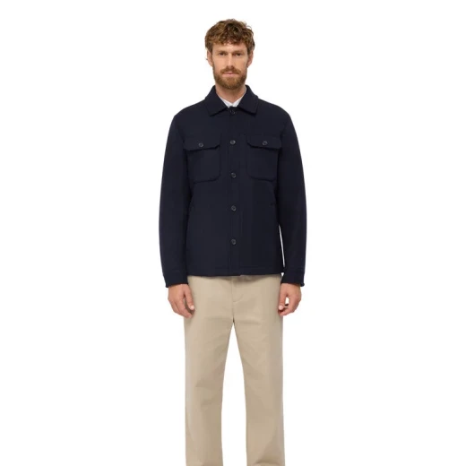 Monreale Man Sky Captain Wool Blend Coat with 2 Chest Pockets and Wind Protection, Size 50, Modern Urban Style for Men Monreale Man Sky Captain Wool Blend Coat with 2 Chest Pockets and Wind Protection, Size 50, Modern Urban Style for Men