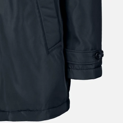 Avery Man's 50 Sky Captain Recycled Polyester City Coat: Wind and Rain Protection, Modern Design for Men, Recycled Lining and Padding, Item Code M5620E.T3278.F1624 - Geox - Image 4