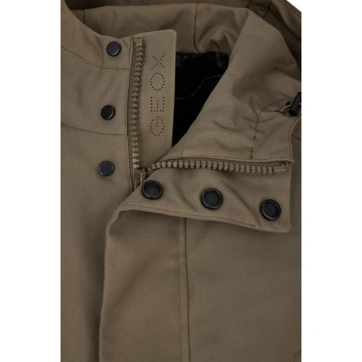 Anyweco Men's Kalamata Parka Jacket with Removable Quilted Vest, Water Repellent Membrane, Wide Hood, Recycled Twill Polyester for Wet Weather Protection, Size 52, City Design - Geox - Image 6