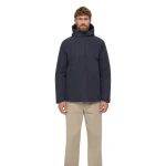 Doray Man Sky Captain Parka Jacket Waterproof Breathable ABX Technology Textured Polyester Recycled Thermore Ecodown Padding City Winter Wear M5621C.T3291.F1624 - Geox