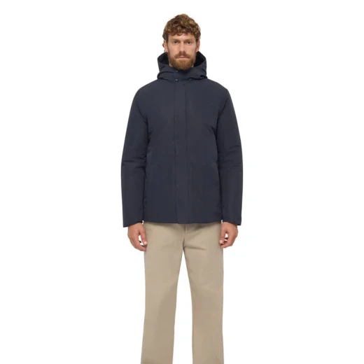 Doray Man Sky Captain Parka Jacket Waterproof Breathable ABX Technology Textured Polyester Recycled Thermore Ecodown Padding City Winter Wear M5621C.T3291.F1624 - Geox - Image 2