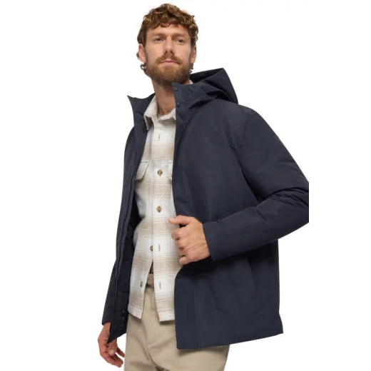 Doray Man Sky Captain Parka Jacket Waterproof Breathable ABX Technology Textured Polyester Recycled Thermore Ecodown Padding City Winter Wear M5621C.T3291.F1624 - Geox - Image 6