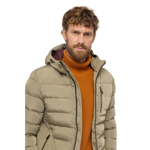Snake 2.0 Man Parka Jacket Kalamata 48 Crafted From Recycled Polyester Sustainable Padding Snug Fit Effective Protection Against Cold Wind For City Days Modern Silhouette - Kalamata - Image 7