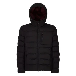 Snake 2.0 Man Black Parka Jacket Recycled Polyester Windproof Warm 50 Modern City Style Snug Fit Sustainable Padding Everyday Wear Winter Coat Item M5628A.T3266.F9000 Size 50