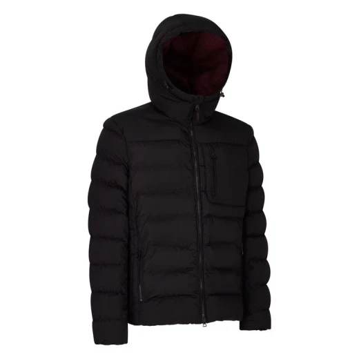 Napapijri Snake 2.0 Man Parka Jacket Black 60 Recycled Polyester Sustainable Padding Windproof Cold Protection City Style Modern Silhouette Snug Fit M5628A T3266 F9000 - Snake - Image 3
