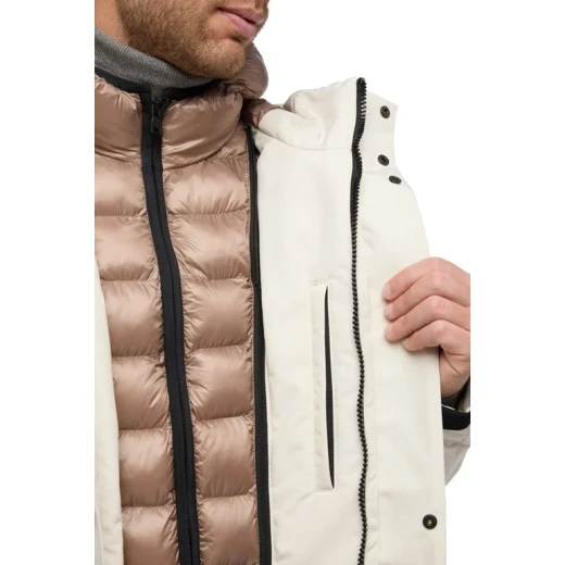 Velletri Man Birch Longline Parka Jacket with Wind Blocking and Water Resistant Finish, Recycled Lining and Padding, Casual Design for Winter, Size 48, Crafted from Polyester - Velletri - Image 10
