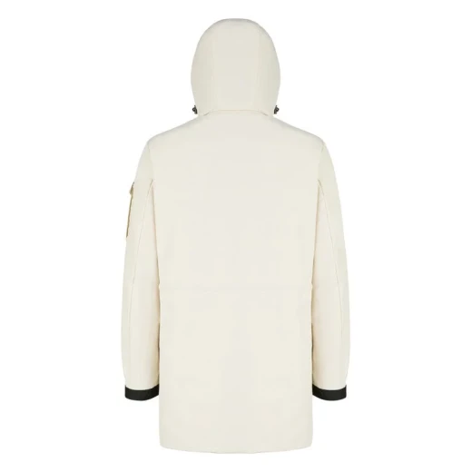 Velletri Man Birch Longline Parka Jacket with Wind Blocking and Water Resistant Finish, Recycled Lining and Padding, Casual Design for Winter, Size 48, Crafted from Polyester - Velletri - Image 7