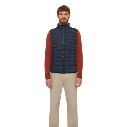 Wilmer Man Sky Captain Vest Recycled Polyester Water Resistant Wind Blocking
