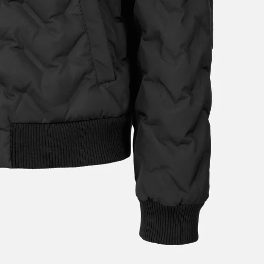 Geox Spherica Man Bomber Jacket Black 60 Designed for Men Recycled Polyester Wind and Rain Resistant for City Lifestyle Protection 100% Polyester - Geox - Image 4
