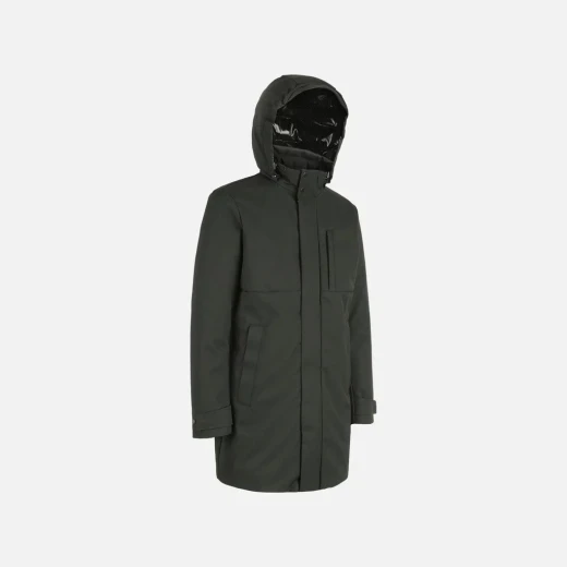 Aerantis Men's Longline Jacket 54 Light Scarab Water Repellent Wind Blocking Hi Tech Polyester Reversible Padded Hood Perfect for City Days Breathable Comfortable - Image 3