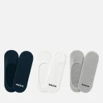 Geox Unisex Adult Ankle Socks 3 Pack Breathable Stretch Cotton Blend Multicolour Shoe Size 39-42 - Geox