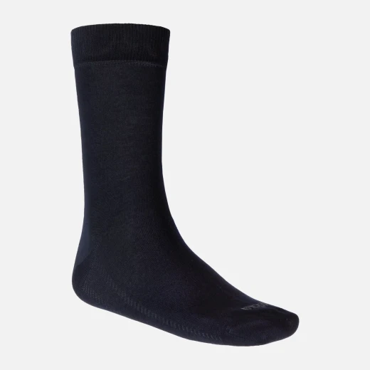 Geox Men's Mid-Calf Socks Navy Blue 39-42, Breathable Cotton Blend - Geox - Image 2