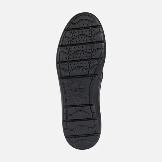 Geox Leitan Men's Loafer Black Nappa Leather Ultra Lightweight Breathable Slip On Shoes Everyday Wear Wide Toe Superior Comfort Size 44 Fast Delivery Easy Exchange - Geox - Image 6