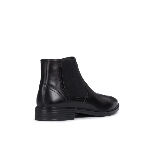 Geox Gladwin Man Black Leather Shoes Size 46 Breathable Waterproof Featuring Patented Sole Technology for All Day Comfort and Temperature Regulation Easy Exchange Available - Geox - Image 4