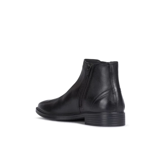 Geox Gladwin Man Black Leather Shoes Size 46 Breathable Waterproof Featuring Patented Sole Technology for All Day Comfort and Temperature Regulation Easy Exchange Available - Geox - Image 5