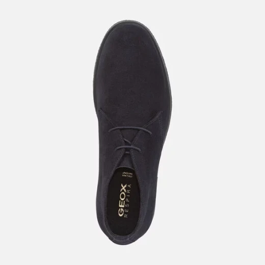 Geox Claudio Man Navy Suede Desert Boots Men's Casual Shoes Size 46 - Geox - Image 3