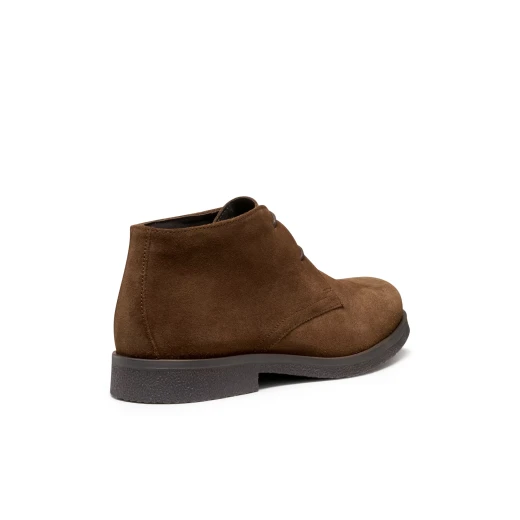 Claudio Man Cognac Suede Leather Desert Boots for Men Size 43, U0458A.00022.C6001, Mid Cut Stylish Footwear for Casual or Formal Outfits, Timeless Design - Geox - Image 7