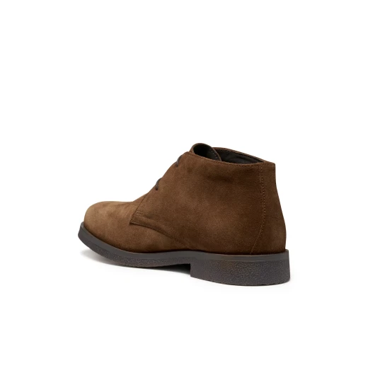 Claudio Man Cognac Suede Leather Desert Boots for Men Size 43, U0458A.00022.C6001, Mid Cut Stylish Footwear for Casual or Formal Outfits, Timeless Design - Geox - Image 8